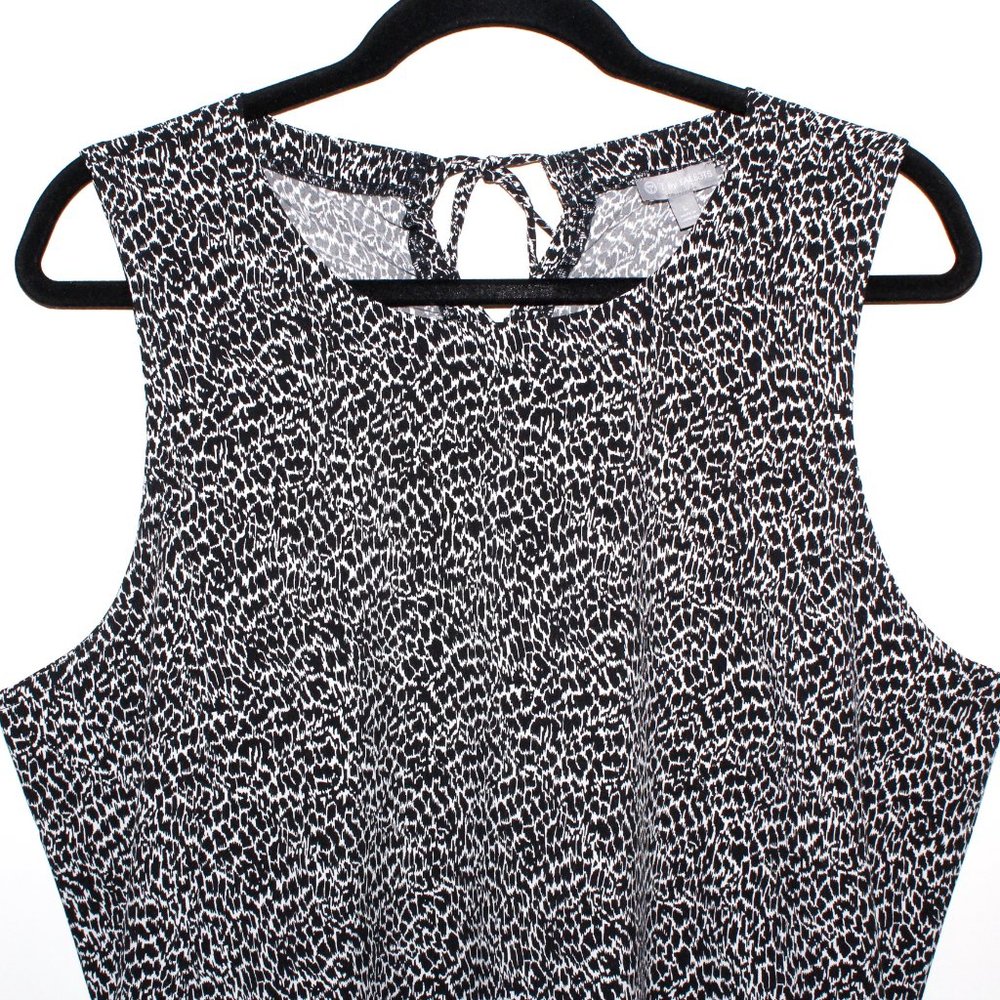 T By Talbots Abstract Animal Print Keyhole Back A… - image 5